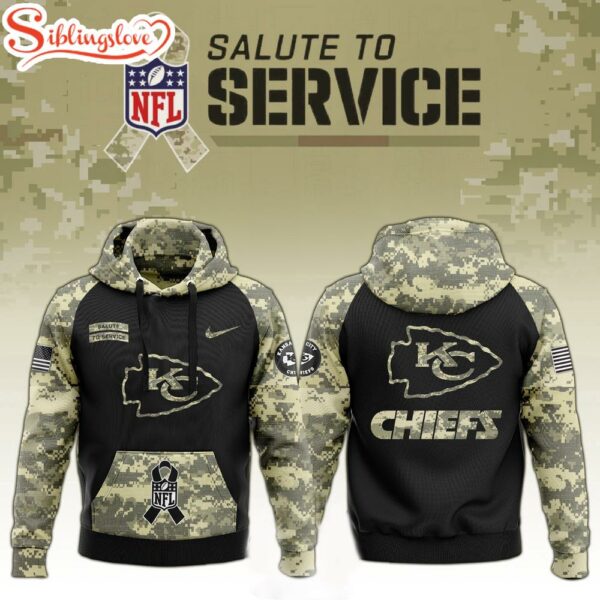 Kansas City Chiefs Salute to Service Hoodie 3D Shirt For Fans
