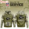 Kansas City Chiefs Salute to Service Hoodie 3D Shirt
