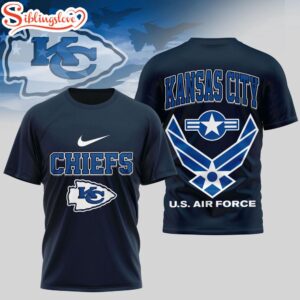 Kansas City Chiefs U.S.Air Force 3D T-Shirt