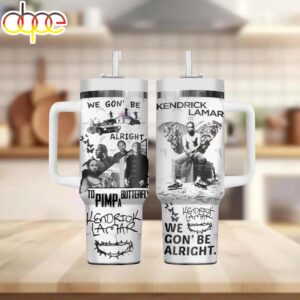 Kendrick Lamar Music Tumbler 40Oz With Handle For Fans