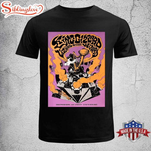 King Gizzard And The Lizard Wizard Los Angeles 2025 Unisex T-Shirt