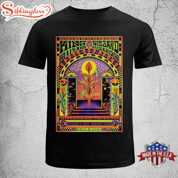 King Gizzard And The Lizard Wizard Philadelphia 2025 Tour Unisex T-Shirt