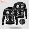 Kiss Band Funny Member Faces Ugly Merry Christmas Sweater