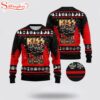 Kiss Members With Santa Hats End Of The Road The Final 50 Ugly Merry Christmas Sweater