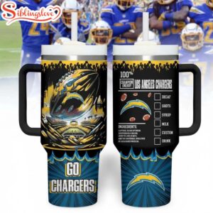 LAC Chargers Champion Tumbler 40Oz With Handle