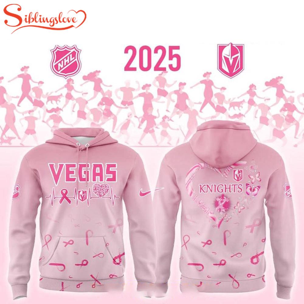 Las Vegas Knights Hockey Fight Cancer 2025 3D Shirt For Fans Las Vegas Knights Hockey Fight Cancer 2025 3D Shirt For Fans