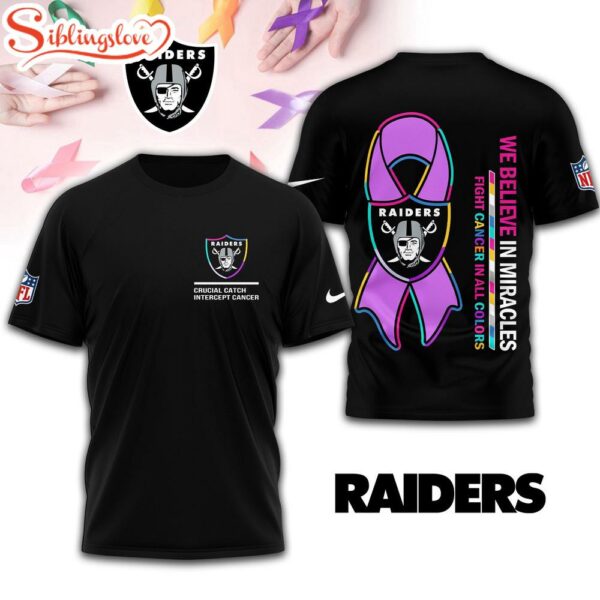 Las Vegas Raiders NFL Crucial Catch 3D Shirt