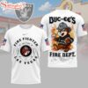 Las Vegas Raiders NFL Firefighter Strong 3D T-Shirt For Fans