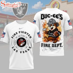Las Vegas Raiders NFL Firefighter Strong 3D T-Shirt For Fans