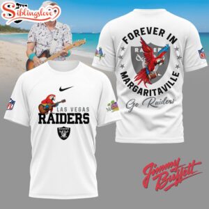 Las Vegas Raiders NFL Forever in Margaritaville 3D T-Shirt