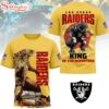 Las Vegas Raiders NFL Godzilla King of the Monsters 3D Shirt