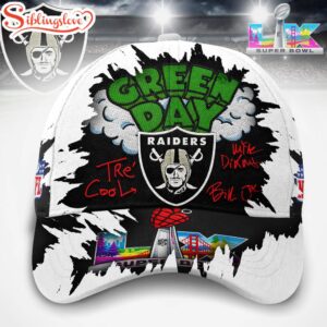 Las Vegas Raiders NFL Green Day Classic Cap