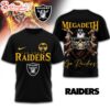 Las Vegas Raiders NFL Megadeth 3D T-Shirt