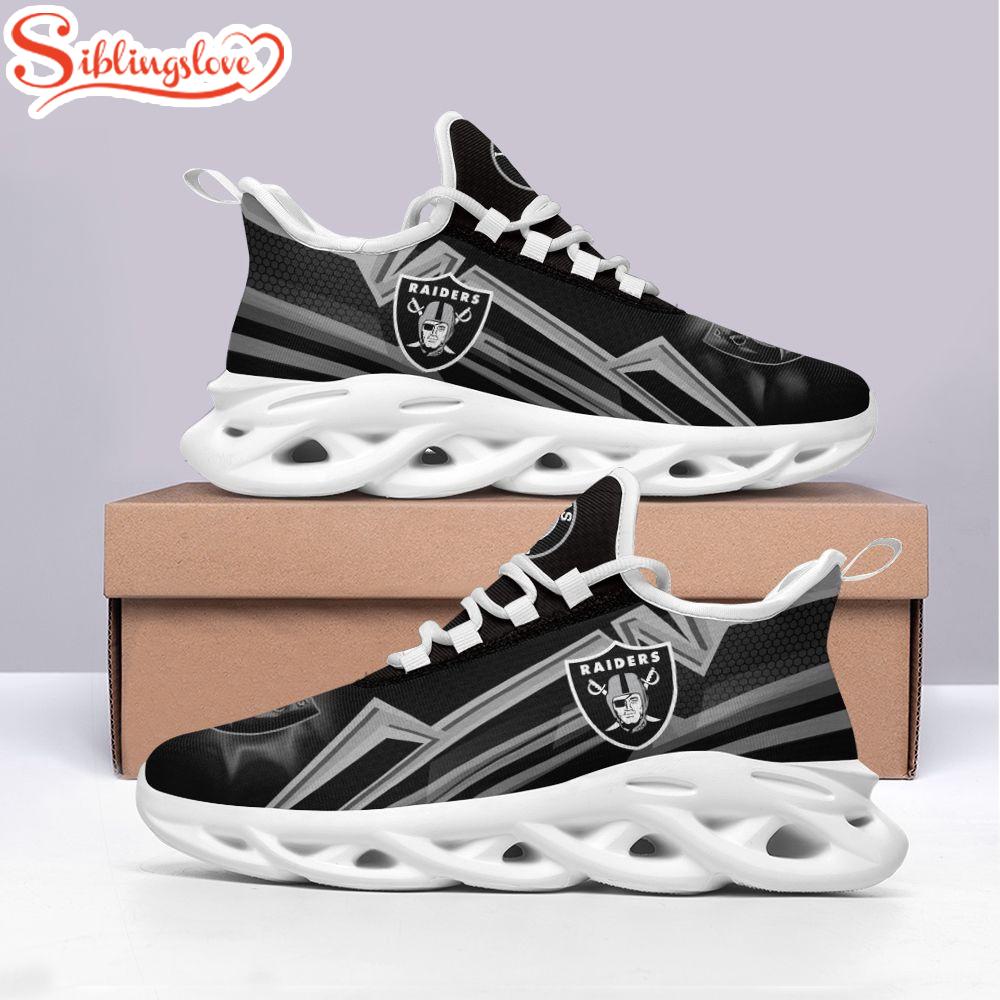 Las Vegas Raiders NFL Sport Team Max Soul Shoes Gifts For Fan 1 Las Vegas Raiders NFL Sport Team Max Soul Shoes Gifts For Fan