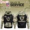 Las Vegas Raiders Salute to Service Hoodie 3D Shirt For Fans