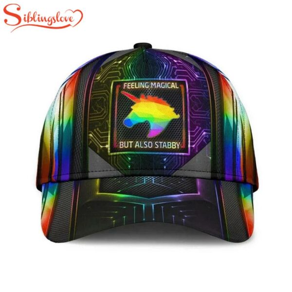 Lgbt Unicorn Baseball Cap Gift For Adults