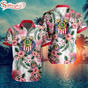 LIGA MX Chivas Guadalajara Flowers Hawaiian Shirts For Fans