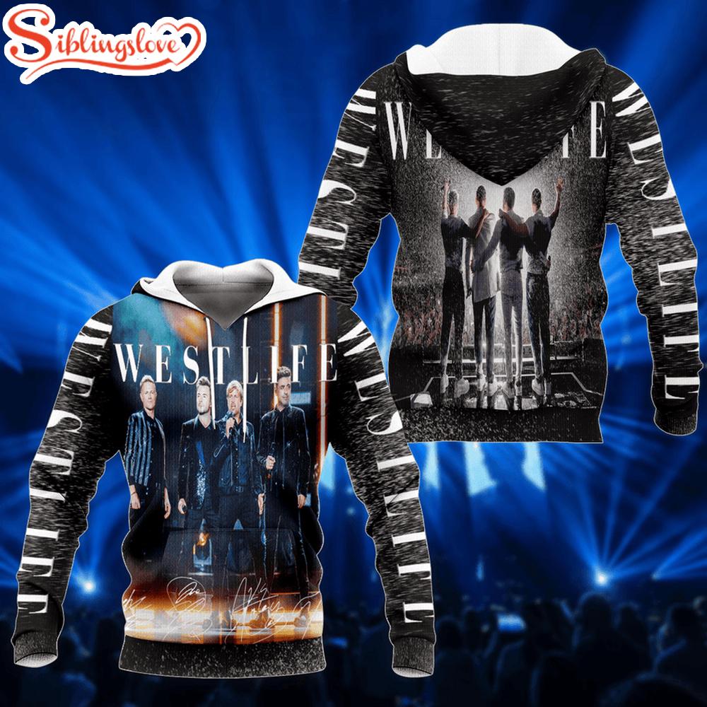 Limitted Edition Westlife Tour 2026 3D Shirt For Fans Limitted Edition Westlife Tour 2026 3D Shirt For Fans