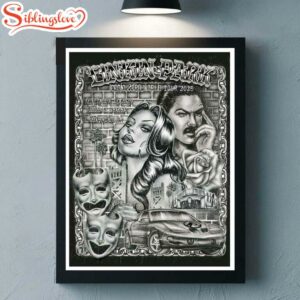 Linkin Park From Zero World Tour 2025 Sacramento California Poster Canvas