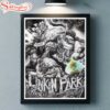 Linkin Park From Zero World Tour 2025 San Jose California Poster Canvas Wall Art