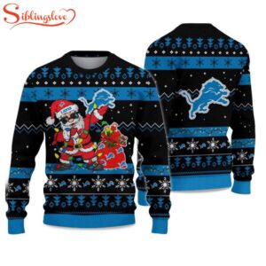 Lions Santa Claus Ugly Christmas…