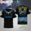 Los Angeles Chargers NFL Black Panther 3D Shirt For Fans