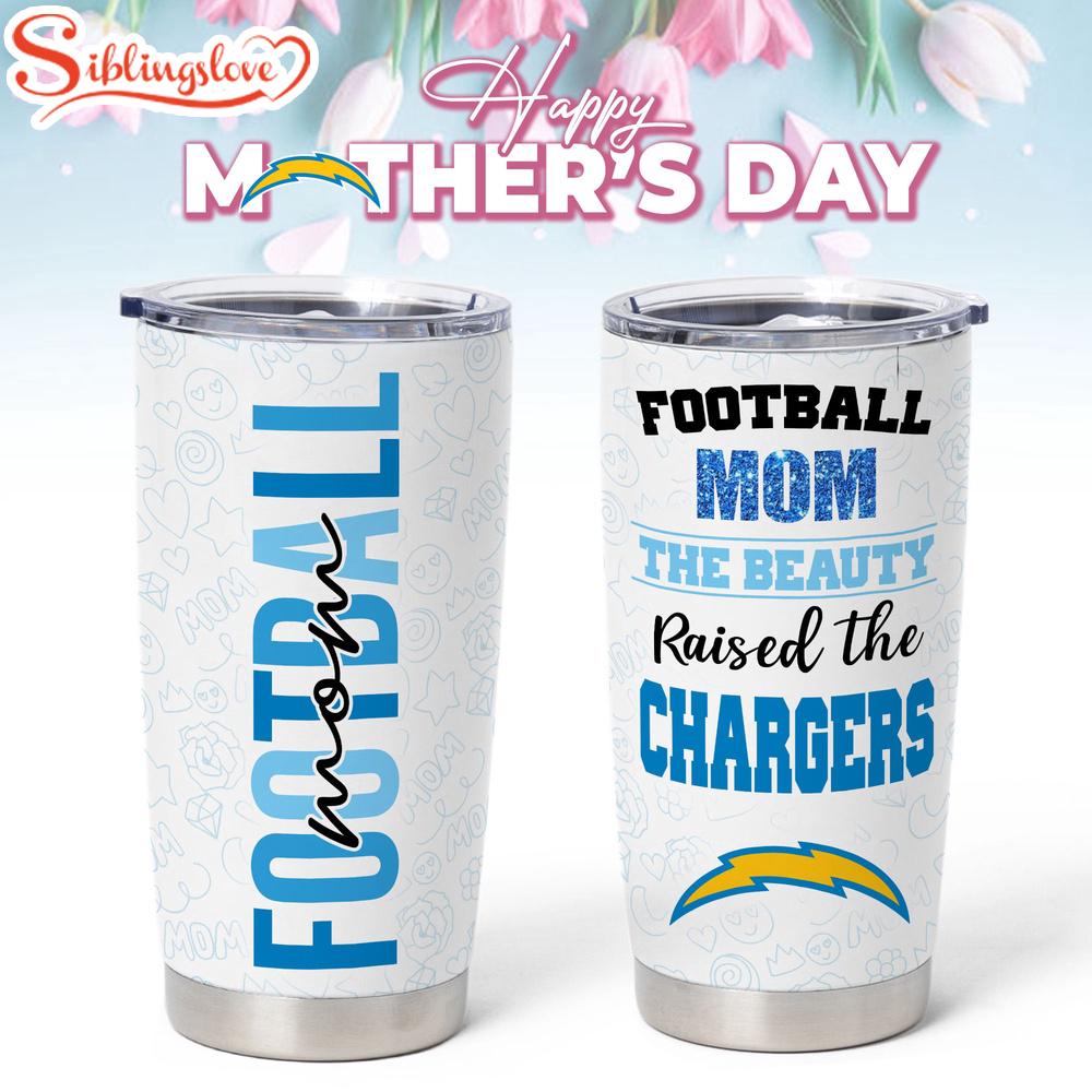 Los Angeles Chargers NFL Mother Day Tumbler 1 Los Angeles Chargers NFL Mother Day Tumbler