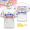 Los Angeles Rams 4th Of July 3D T-Shirt For Fans