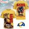 Los Angeles Rams NFL Godzilla King of the Monsters 3D Shirt