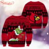 Louisville Cardinals NCAA Grinch Ugly Christmas Sweater