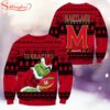 Maryland Terrapins NCAA Grinch Ugly Christmas Sweater