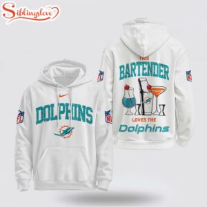 Miami Dolphins NFL Bartender 3D Hoodie Shirt