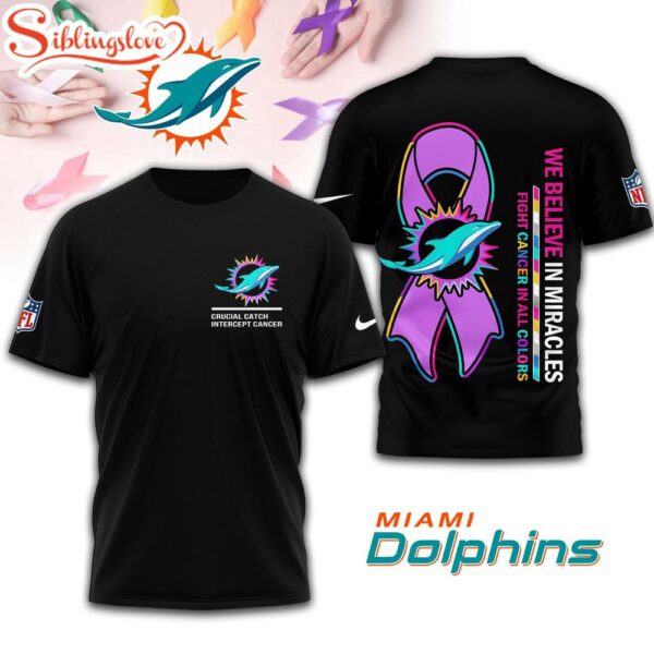 Miami Dolphins NFL Crucial Catch 3D Shirt