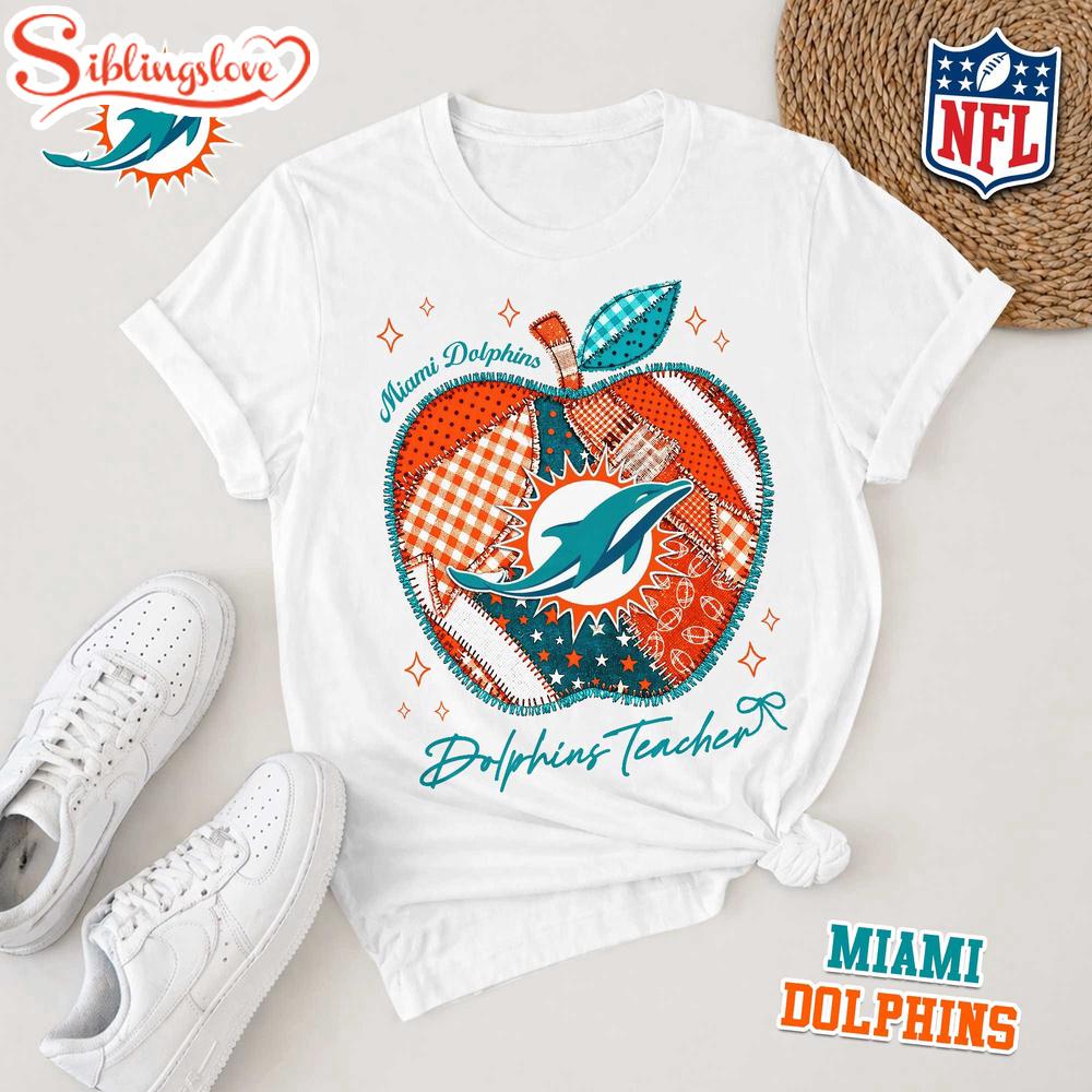 Miami Dolphins NFL Football Teacher Unisex T-Shirt 1 Miami Dolphins NFL Football Teacher Unisex T-Shirt