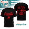 Miami Dolphins NFL Opportunity Equity Freedom Justice 3D T-Shirt