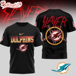 Miami Dolphins NFL Slayer 3D Shirt Gift For Fans