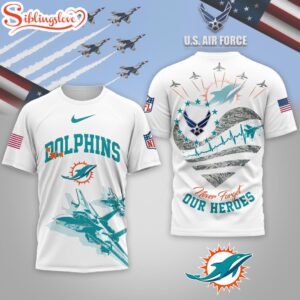 Miami Dolphins NFL US Air Force 3D Shirt For Fans