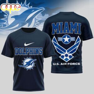 Miami Dolphins U.S.Air Force 3D T-Shirt