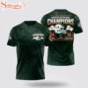Miami Hurricane Football 2026 Rose 3D Shirt For Fans