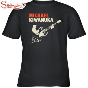 Michael Kiwanuka Guitar Sketch Black Unisex T-Shirt