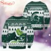 Michigan State Spartans NCAA Grinch Ugly Christmas Sweater