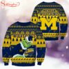 Michigan Wolverines NCAA Grinch Ugly Christmas Sweater