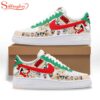 Mickey Mouse Celebrating Christmas Air Force 1 Shoes For Fans