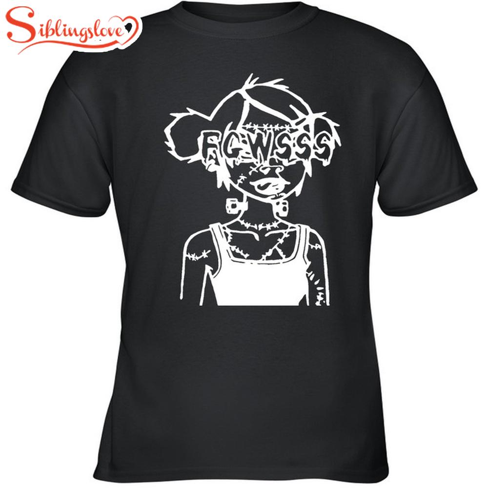 Mindless Self Indulgence B & W Frankengirl Unisex T-Shirt 1 Mindless Self Indulgence B & W Frankengirl Unisex T-Shirt