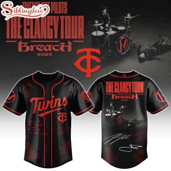 Minnesota Twins MLB x Twenty One Pilots The Clancy World Tour Baseball Jersey Shirt