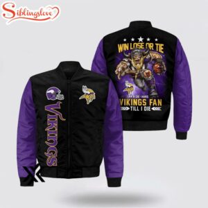 Minnesota Vikings Mascot Bomber Jacket For Fans