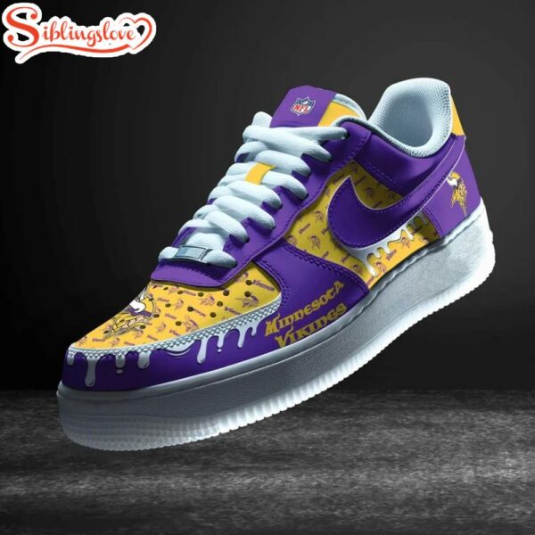 Minnesota Vikings NFL Air Force 1 Shoes For Fans