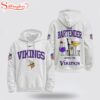 Minnesota Vikings NFL Bartender 3D Hoodie Shirt