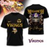 Minnesota Vikings NFL Megadeth 3D T-Shirt
