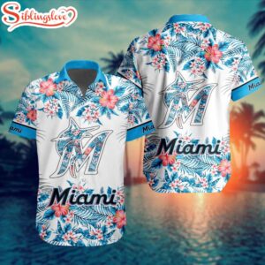 MLB Miami Marlins Hawaiian Shirts Gift For Fans